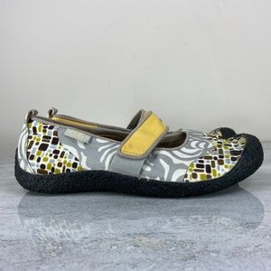 Keen Printed Flats-Maryjanes Gray/Brown/Gold